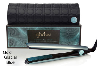GHD glacial blue hair straightener