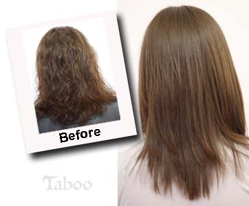 hair straightening treatment