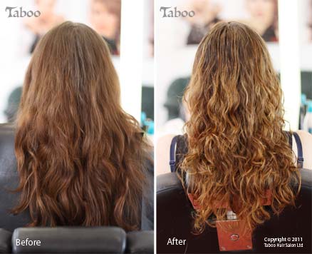 Ombre Balayage highlight before and after photos